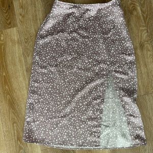 Abercrombie and Fitch purple midi skirt size Small Petite